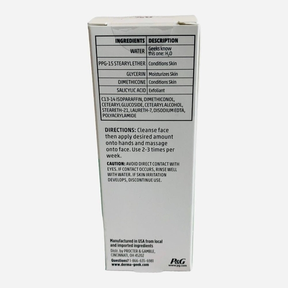 Derma GEEK Detox Facial SERUM 2% Beta Hydroxy Acid For Visibly Enlarged Pores - Picture 5 of 5